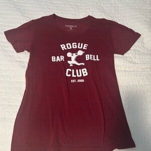 Rogue Women's Burgundy Barbell Club Tee